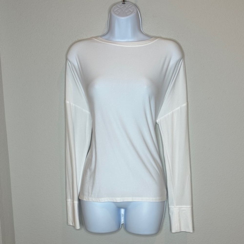 Alia Elegant Cream Long Sleeve Top